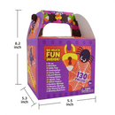 Halloween Assorted Toys Set with Treasure Box, 130 Pcs
