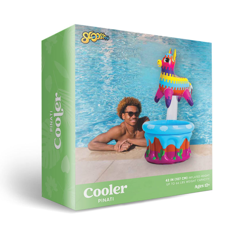 SLOOSH - Rainbow Donkey Pinata Inflatable Cooler