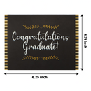 Graduation Cards Black & Gold, 72 pcs