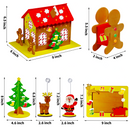 Christmas Wooden DIY Craft Set, 6 Pack