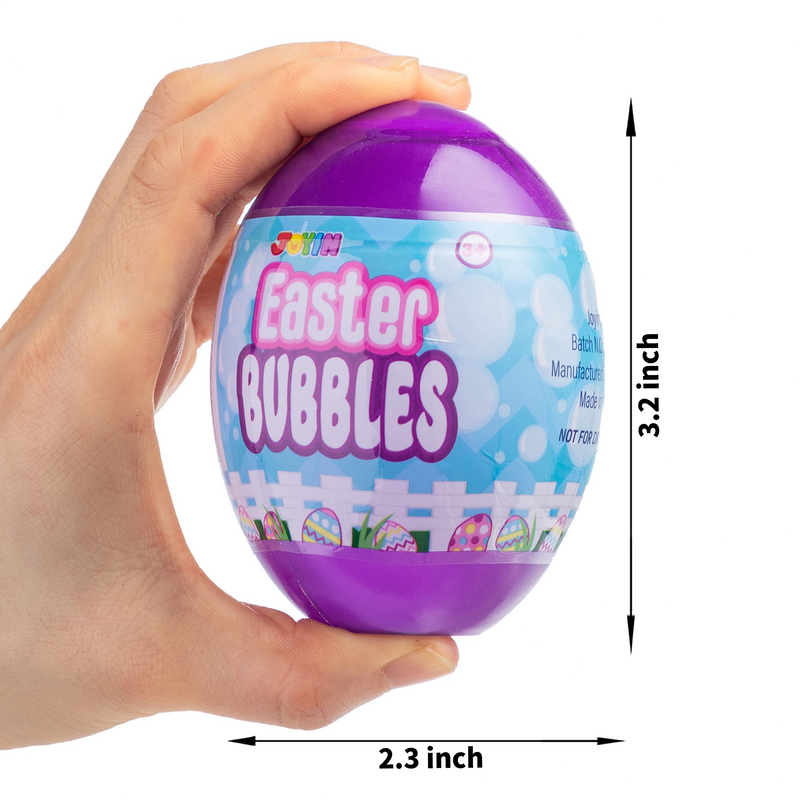 12Pcs Easter Egg Bubbles Wands
