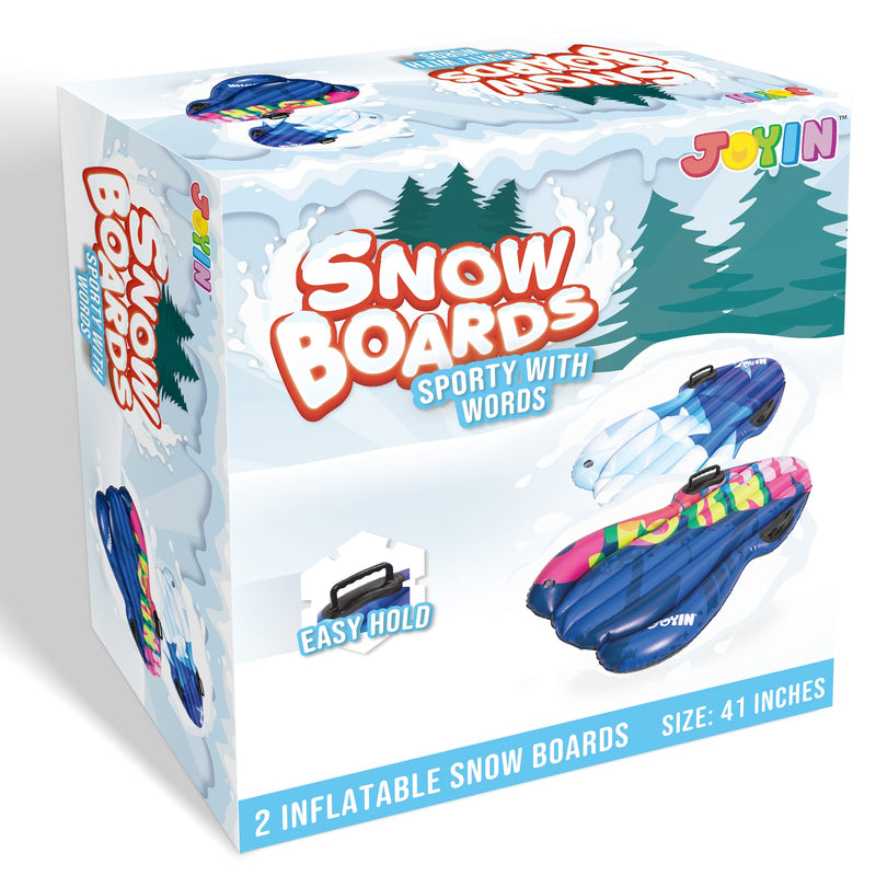 40" Inflatable Snow Sleds, 2 Pack