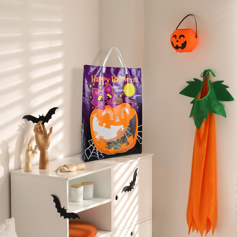 See-Through Halloween Tote Bag, 12 Pcs