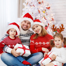 Premium Christmas Santa Hats, 12 Packs