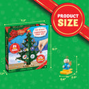 Advent Calendar with a Tabletop Wooden Christmas Tree