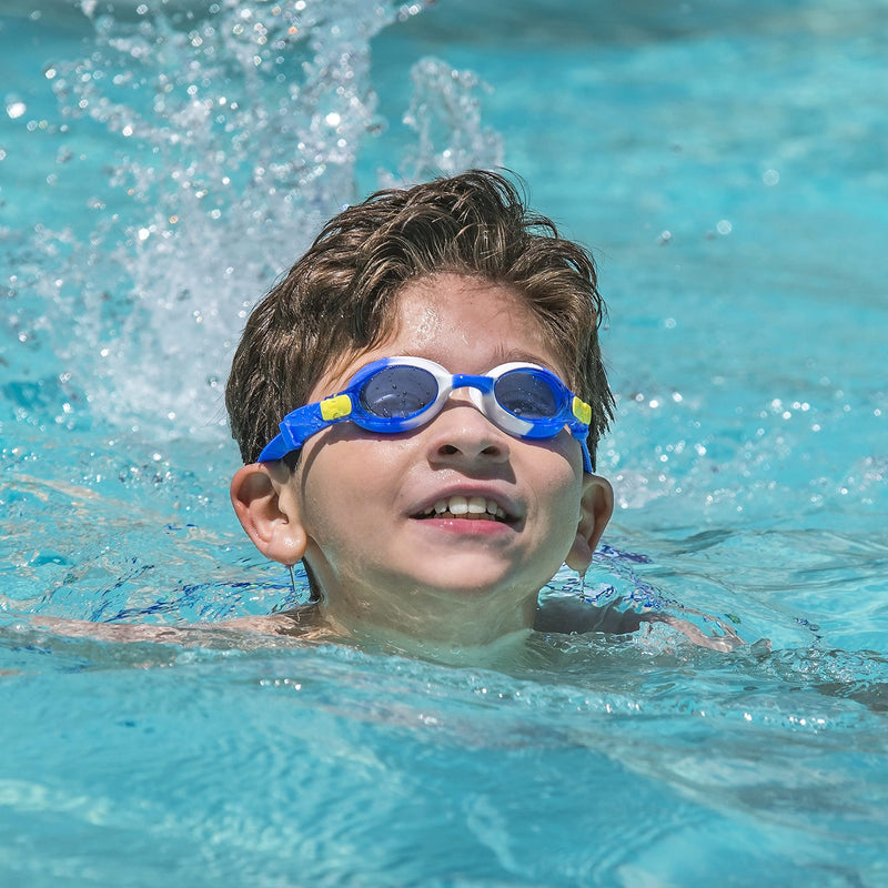 Kids Swim Goggle (Blue, Pink & Yellow), 3 Pack