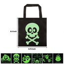 Halloween Non-Woven Bags Colorful glow in the dark, 32 Pcs