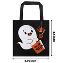 Halloween Non-Woven Colorful Tote Gift Bags, 32 Pcs