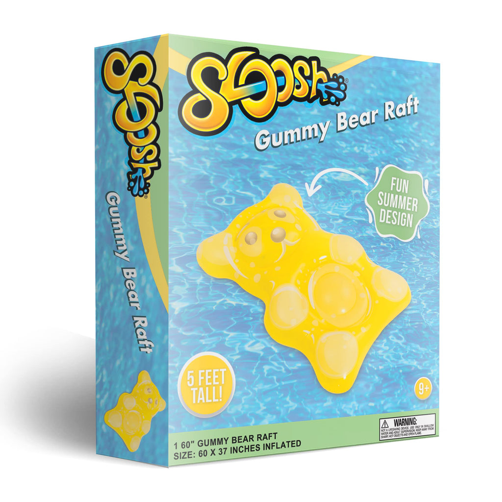 Inflatable Bear Pool Float SLOOSH- 60in Inflatable Gummy Bear Pool Float