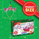 Christmas Advent Calendar with 47 Unicorn Accessories