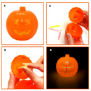 Pumpkin Shells and Glow Sticks, 72 Pcs