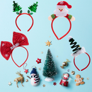 Christmas Headbands With 3d Hat Designs, 4 Pcs