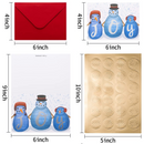 Snowman Greeting Cards, 72 Pack