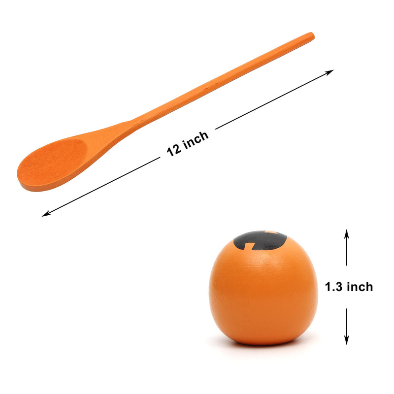 Egg and Spoon Race Game, 6 Pcs