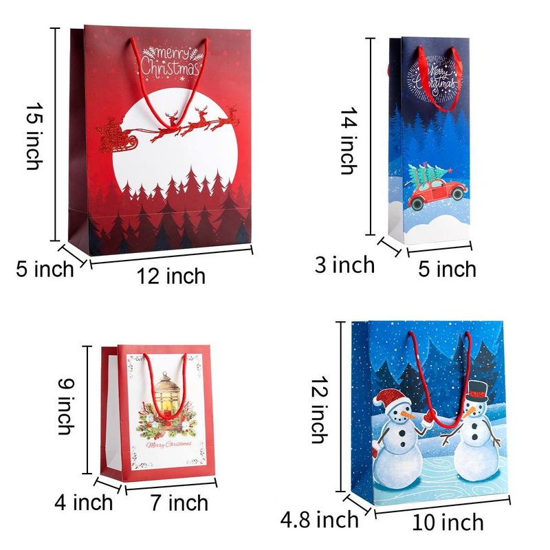 Wrapping Gift Bags, 18 Pcs