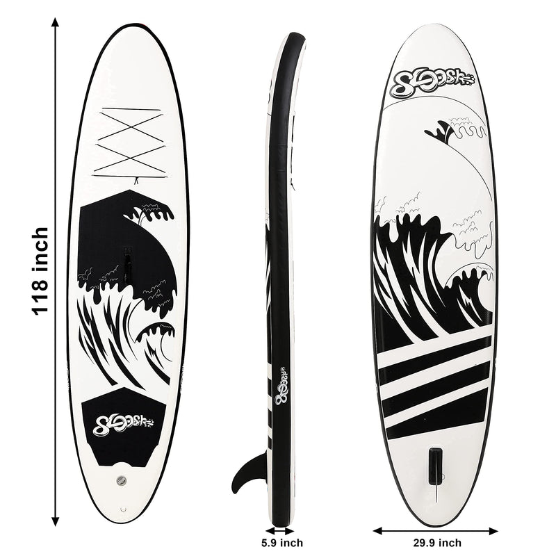 SLOOSH - Paddle Board, Black