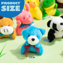 36Pcs Mini Plush Animal Toy Set 2.5in to 3in (NO EGG SHELLS)