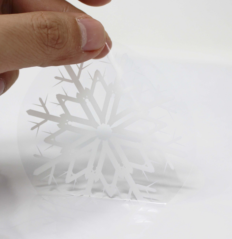Snowflake Window Clings Decal Stickers, 38 Pcs