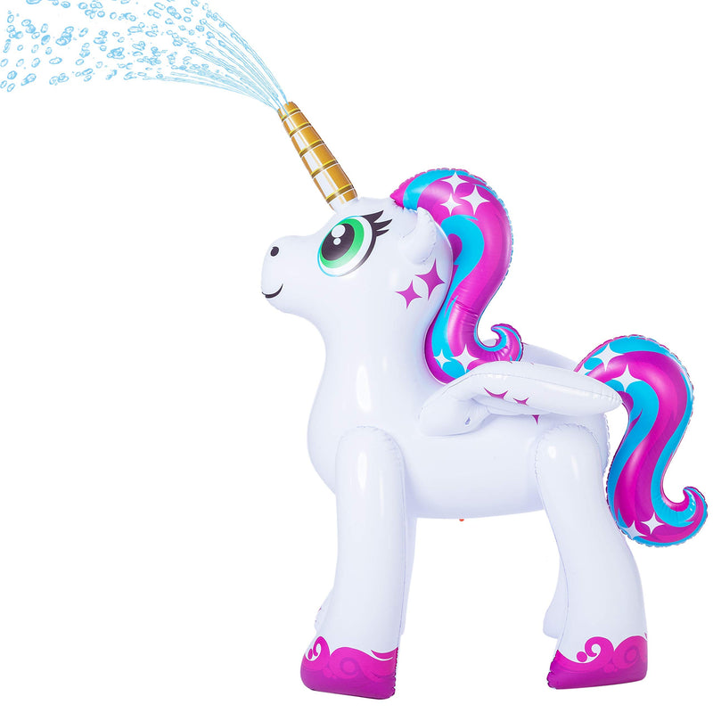 SLOOSH - Inflatable Rainbow Unicorn Yard Sprinkler