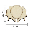 Halloween Wooden Magnet, 12 Pcs