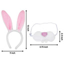 Bunny Nose and Ears Costume Accessories, 6 pcs