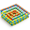 28Pcs Wacky Tracks with Kids Valentines Cards for Classroom Exchange Gifts