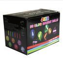 50 Pcs Glow Bouncing Balls With 150 Pcs Glow Sticks