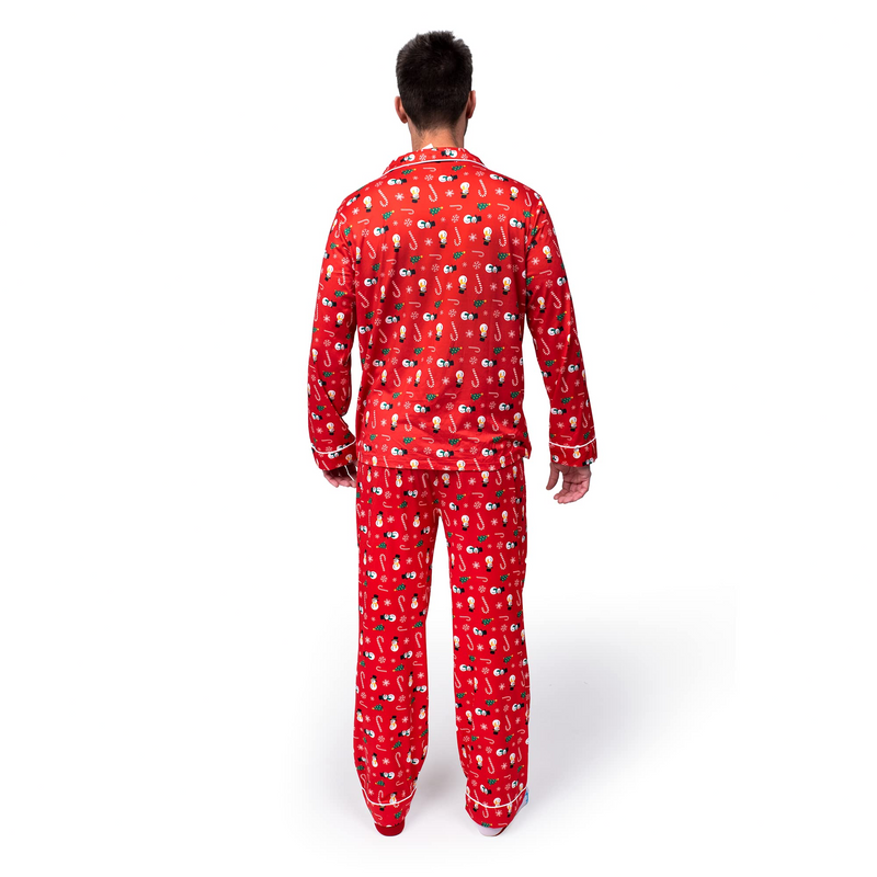 Family Christmas Red Suit Pajamas Men