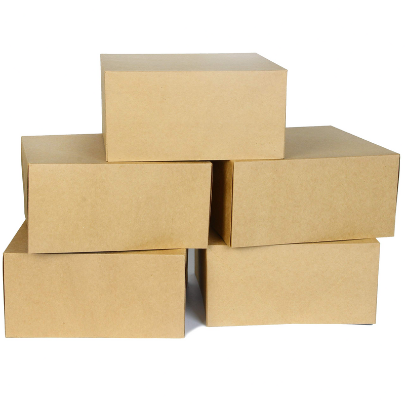 15 Piece Brown Kraft Gift Boxes