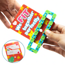 28Pcs Wacky Tracks with Kids Valentines Cards for Classroom Exchange Gifts