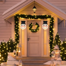 2 Pcs Christmas Snowman Porch Light Cover