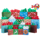 Assorted Sizes Goodie Bags, 24 Pcs