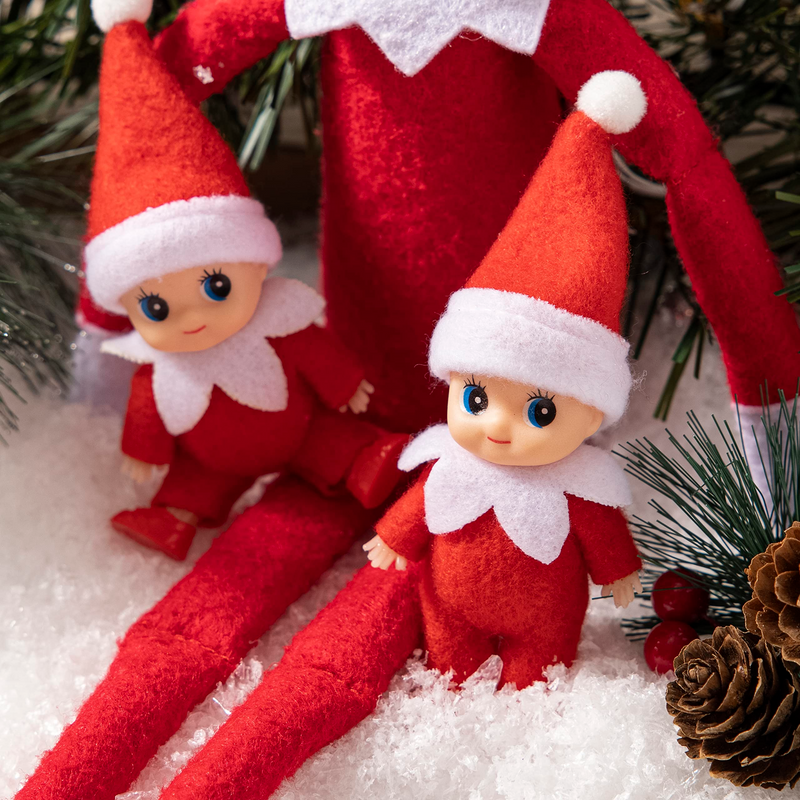Pcs Red Tiny Doll Christmas - Main Image