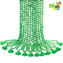 36Pcs Shamrock Green Beaded Necklaces