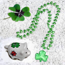 18 Pcs St Patrick's Shamrock Necklaces