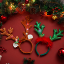 Light Up Reindeer Headband (Green), 2 Pcs