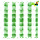36Pcs St Patrick's Day Green Bead Necklaces