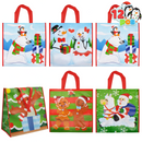 Tote Bags in 6 Designs, 12 Pcs