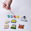 12 Wooden Magnet Creativity Arts & Crafts Painting Kit