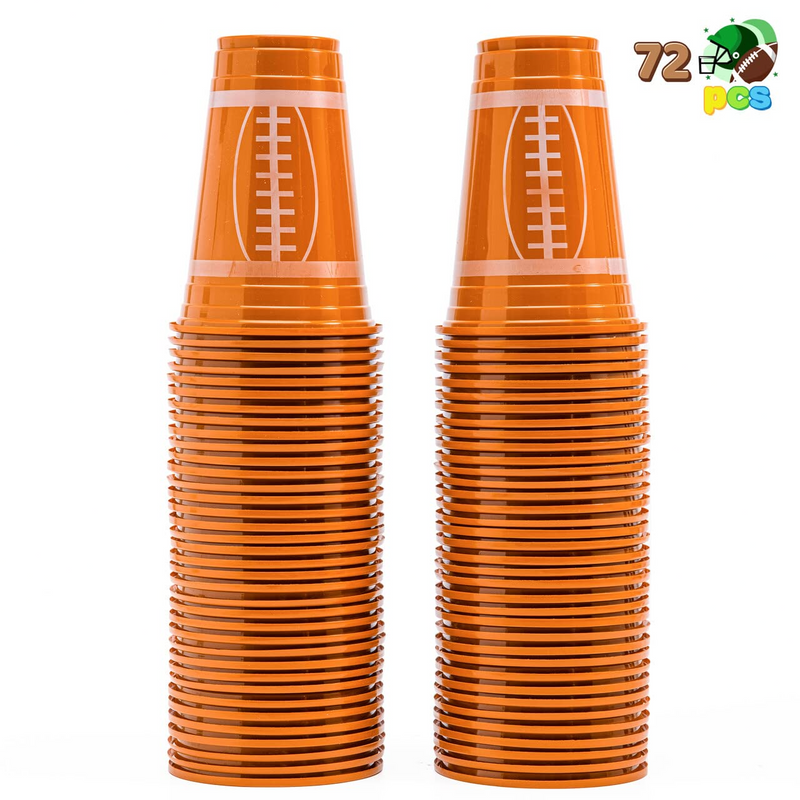 72 Pack Touchdown Football Themed Cups