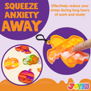 12 Halloween  Tie Dye Bubble  Toy