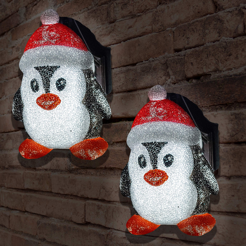 Christmas Penguin Light Cover, 2 Pack
