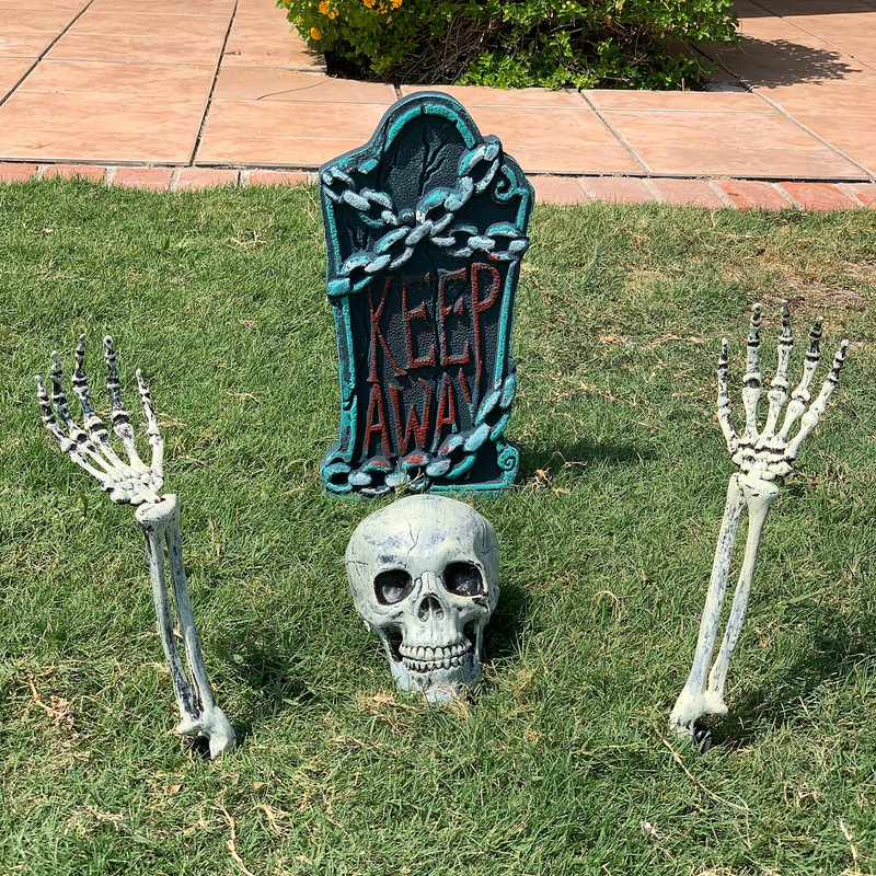 17" Halloween Grave Yard Decorations