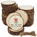 32 Piece Natural Wood Slices DIY Christmas Ornament