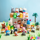 36Pcs Mini Plush Animal Toy Set 2.5in to 3in (NO EGG SHELLS)