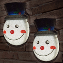 2 Pcs Christmas Snowman Porch Light Cover