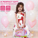 Unicorn Tin Teapot Set With Mermaid Case, 14 Pcs