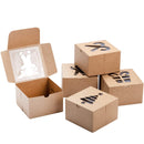 Brown Kraft Cookie Boxes, 36 Pcs