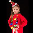 Light-up Headband With Led Bulb Necklace