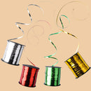 Curling Ribbons with 30 Pcs Bows, 4 Pack